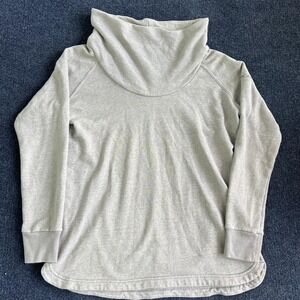 Columbia Sweatshirt Womens Large Gray Cowl Neck Long Sleeve Pullover Top